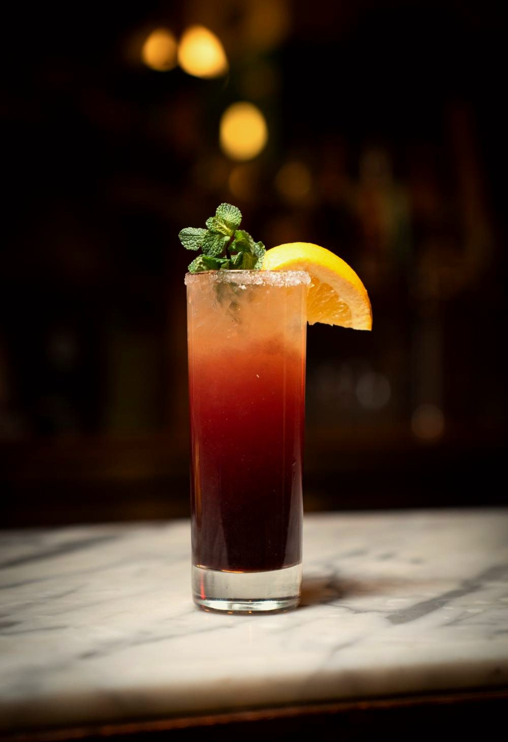 Cocktail signature aux agrumes