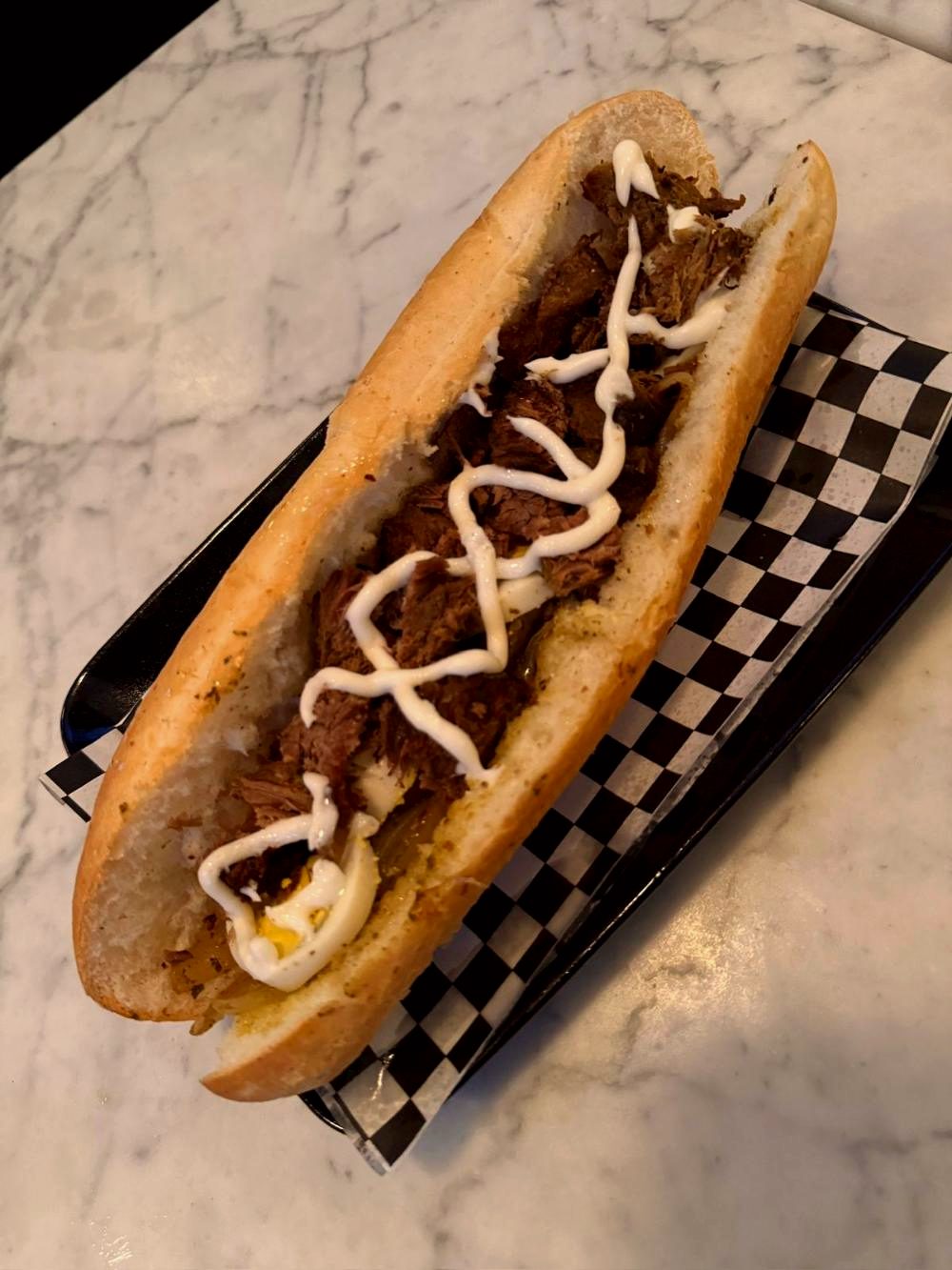 Pain brochette de bœuf