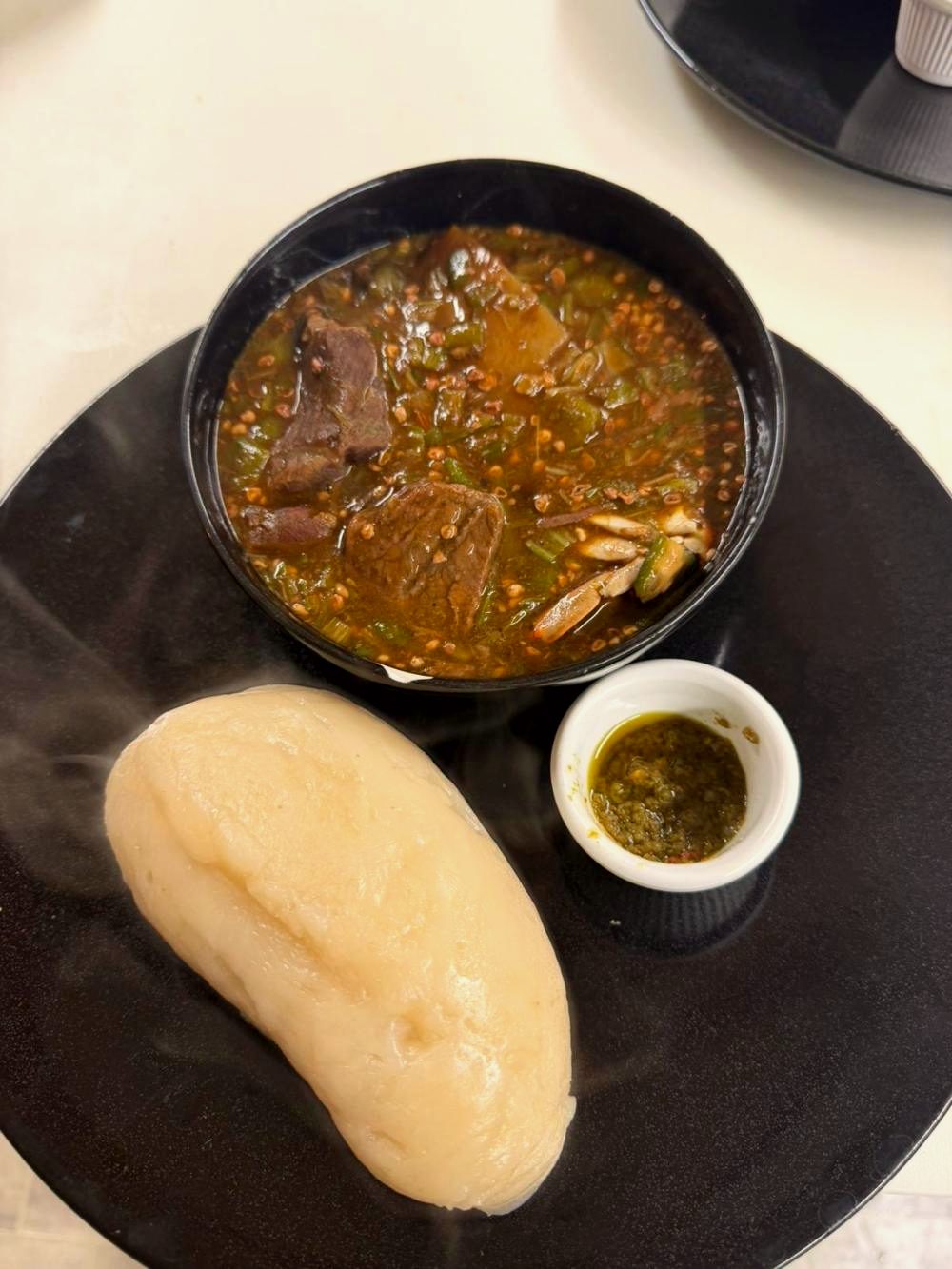 Sauce gombo et foutou